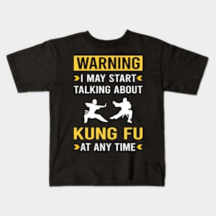 Warning Kung Fu Kids T-Shirt